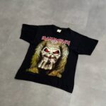Iron Maiden Black 1997 Finger T-Shirt