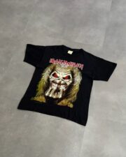 Iron Maiden Black 1997 Finger T-Shirt