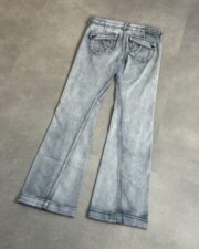 Evisu Grey Wmns Sample Washed Flared Pant