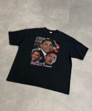 Barack Obama Black 2008 Rap Tee Campaign T-Shirt