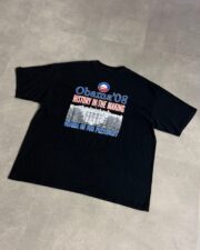 Barack Obama Black 2008 Rap Tee Campaign T-Shirt - Image 2