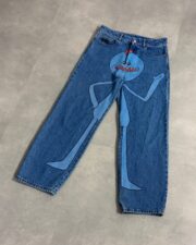 GCDS Rick and Morty Printed Denim Pant