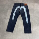 Evisu Pant With Light Blue/White Daicock