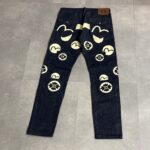Evisu Pant With White Seagull And Details