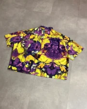 Formy Studio Yellow Printed Tech Short Sleeve Shirt - Image 2