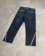 Evisu Pant With External Selvedge and Yellow/Red Seagull - Image 2