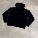 Needles Black/Purple Chenille Hoodie