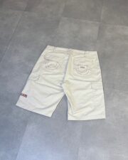 True Religion Cream Denim Shorts - Image 2