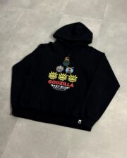 Bape x Godzilla Baby Milo Black Hoodie