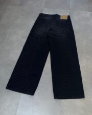 Reaven Black Embossed Jeans - Image 2