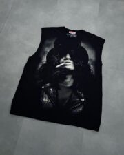 Slash Black 00's Liquid Blue Graphic Tank