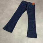 Evisu Wmns Sample Flared Pant With Blue Painted Seagull