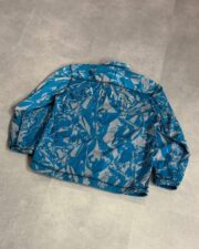 Aries Blue Crinkle Camo Hooded Cargo Jacket - Image 2