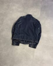 Armani Jeans '00 Blue Eco Leather "J" Jacket - Image 2