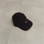 Supreme Black Corduroy Camp Cap