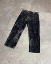 Needles Black/Grey Velour Pant