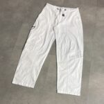 Marithé + François Girbaud White Lightweight Pant