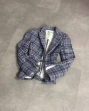 Off-White Blue/White Wmn Tailored Jacket