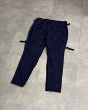 Marithé + François Girbaud Blue Racing Reworked Denim Pant - Image 2