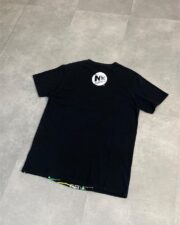 NYC Subway Line Black Graphic T-Shirt - Image 2
