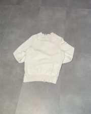 Maison Margiela White Side-Open Sweater - Image 2