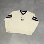 Reaven Cream/Blue  NY Sweater