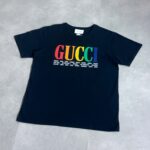 Gucci Black Multicolor "Gucci" T-Shirt