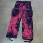 Off-White Pink Ripstop Tie-Dye Cargo Pants