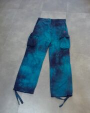 Off-White Blue Ripstop Tie-Dye Cargo Pants