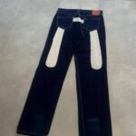 Evisu Pant with White Embroidery Daicock (Sample)