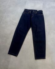 Evisu Pant with White Daicock and Two Flowers on It - Image 2