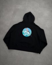 Palm Angels Black Fishing Club Hoodie - Image 2