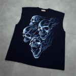 Skulls Black Glow in the Dark Tank