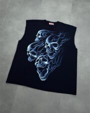 Skulls Black Glow in the Dark Tank
