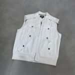 Dolce & Gabbana White 2003 Cargo Vest Jacket